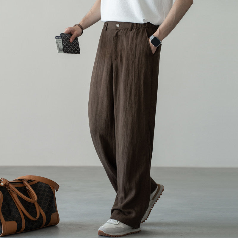 Breathable Textured Casual Pants For Men