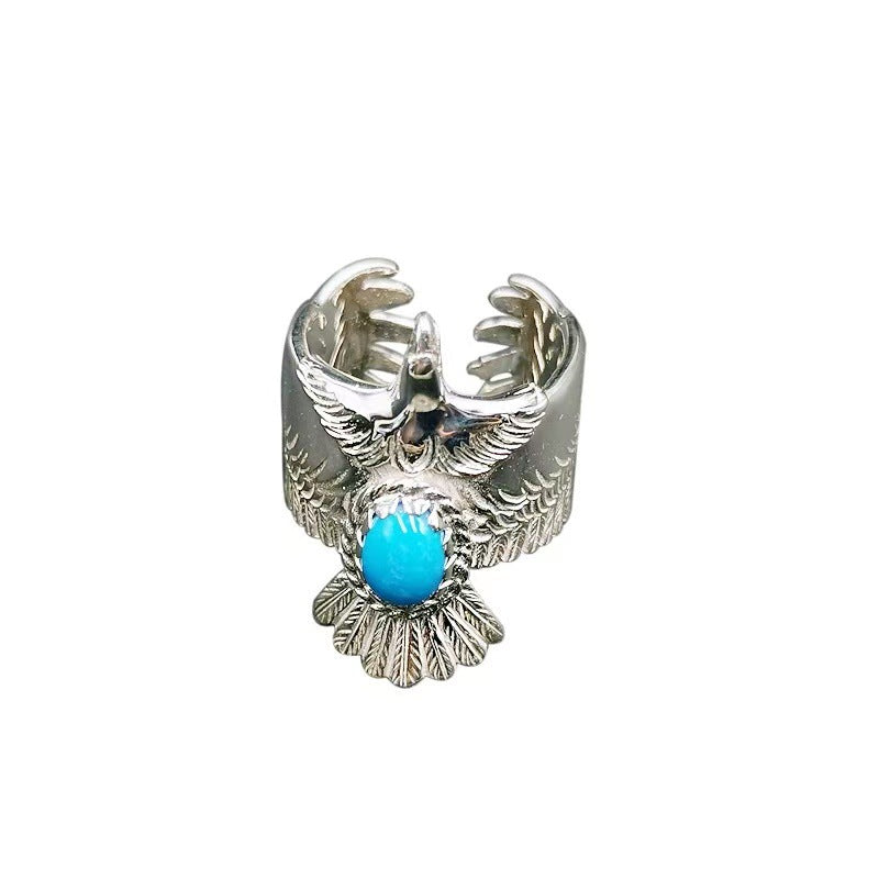 New Retro Versatile Eagle Ringtrendy For Both Men And Women