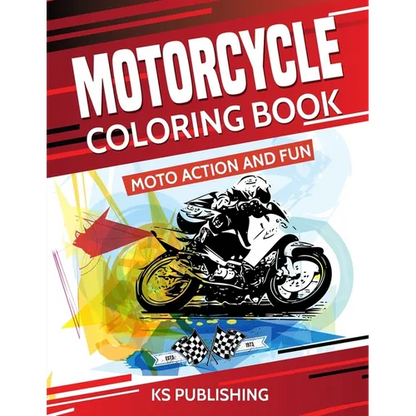 Motorcycle Coloring Book. Moto Action and Fun - Paperback