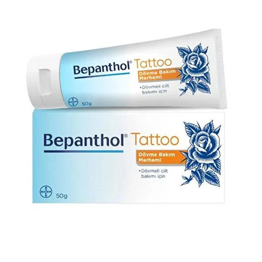 Bepanthol Tattoo Aftercare Balm - Moisturizing Provitamin B5 Tattoo Care for Healthy Skin