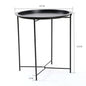 Simple Wrought Iron Small Coffee Tray Table Side A Few Functions