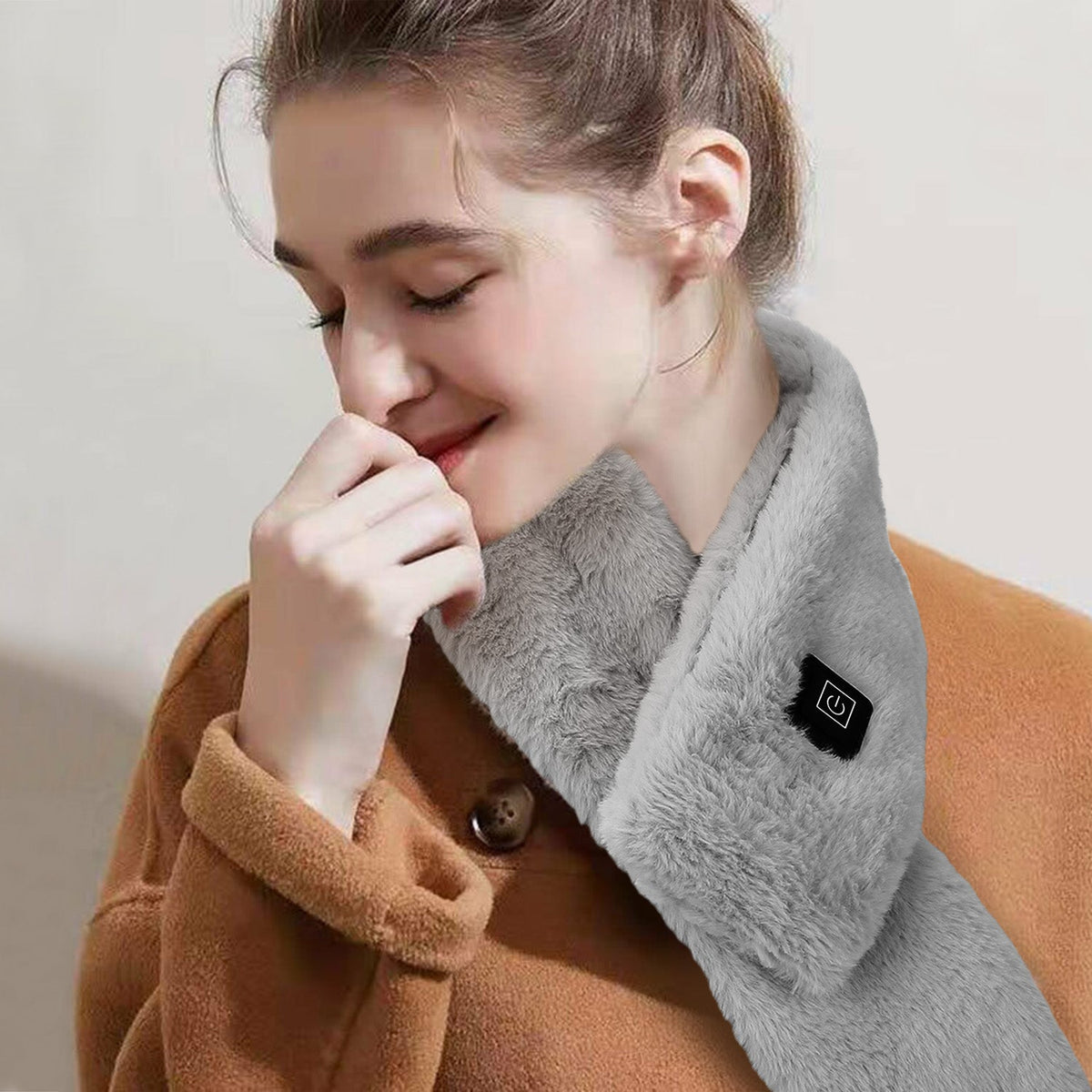 USB Heated Scarf with 3 Temperature Modes for Winter
