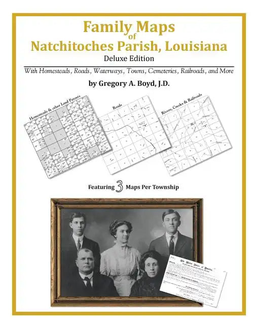 Family Maps of Natchitoches Parish, Louisiana - Paperback