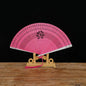 New Chinese Super Fairy Lotus Small Fan Hanfu Qipao Women's Hollow Fan Wedding Photography Props Folding Fan