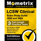 LCSW Clinical Exam Study Guide 2023 and 2024 - 3 Full-Length Practice Tests, Social Work ASWB Secrets Prep with Detailed Answer Explanations: [3rd Edi - Paperback