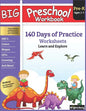 Big Preschool Workbook: Ages 2-5, 140+ Worksheets of PreK Learning Activities, Fun Homeschool Curriculum, Help Pre K Kids Math, Counting, Alphabet, Co - Paperback