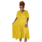 Plus Size Women's Fashion Casual Button Lapel Dress