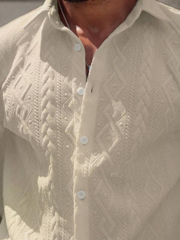 Fashionable Mens Casual Shirt Set