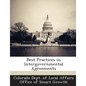 Best Practices in Intergovernmental Agreements - Paperback