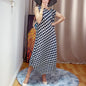 Loose irregular skirt plus size dress