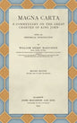 Magna Carta (1914): A Commentary on the Great Charter of King John - Hardcover