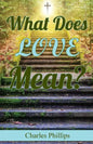 What Does Love Mean? - Paperback