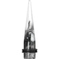 7/16 Black and White Art Swirls Clear Acrylic Taper Ear Plug