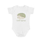 Hedgehog Short Sleeve Baby Bodysuit 'Little Sprout' Organic Cotton Gift for New Parents
