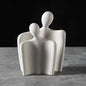 Simple Modern Black And White Geometric Ceramic Vase Ornaments