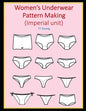 Women's Underwear Pattern Making (Imperial unit) - Paperback