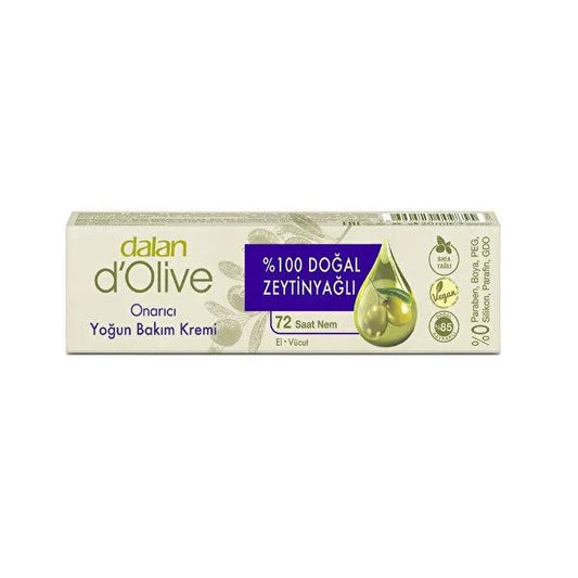 Dalan d'Olive Moisturizing Cream - Intense Hydration with Natural Olive Oil & Shea Butter for Very Dry Skin