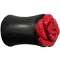 2G Organic Double Flare Arang Wood Plug Red Leather Rose