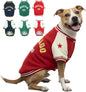 Warm Dog Varsity Jacket Heavyweight Fleece Pet Coat Small-4XL