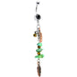 Black Gem Turquoise Copper Feathers Dangle Belly Ring