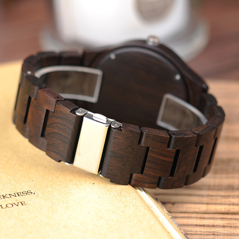 Wooden Watch Classic Analog Quartz Fashionable