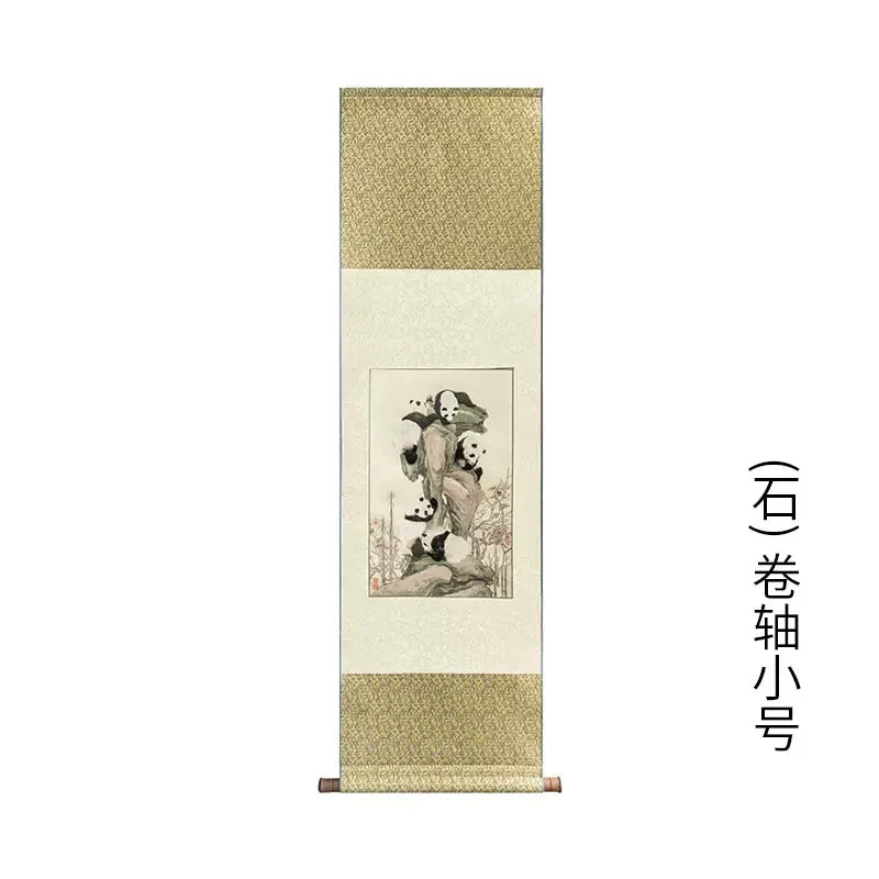Shu Jiang Jin Yuan Silk Scroll – Framed Chinese Painting for Home Decor