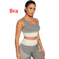 Yoga Set 2 Piece Women Tracksuit Fitness Suit Bra