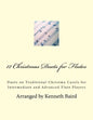 12 Christmas Duets for Flutes: Duets on Traditional Christma Carols for Intermediate and Advanced Flute Players - Paperback