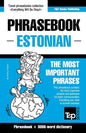 English-Estonian phrasebook & 3000-word topical vocabulary - Paperback