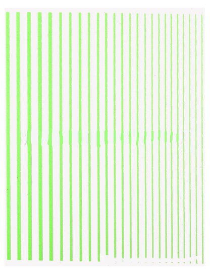 Nail art fluorescent line adhesive stickers
