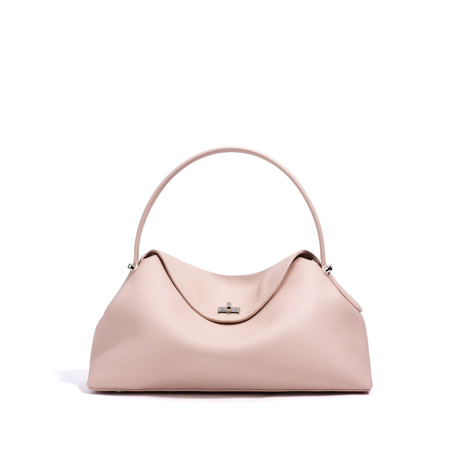 Genuine Leather Commuter Versatile Single-shoulder Women's Crossbody Bag, Simple, Large Capacity, Premium First-layer Cowhide Handbag