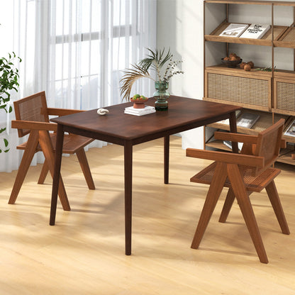 48 Inches Wooden Dining Table for 4 People