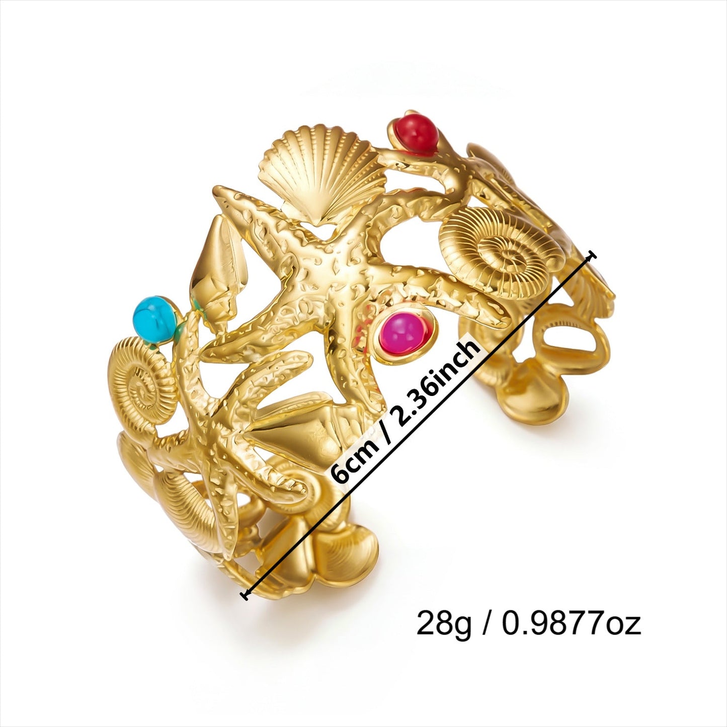 Casual Resort-style Ocean-themed Adjustable Bracelet