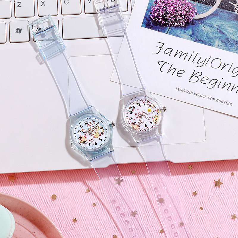Transparent PVC Corner Creature Cartoon Childrens Watch