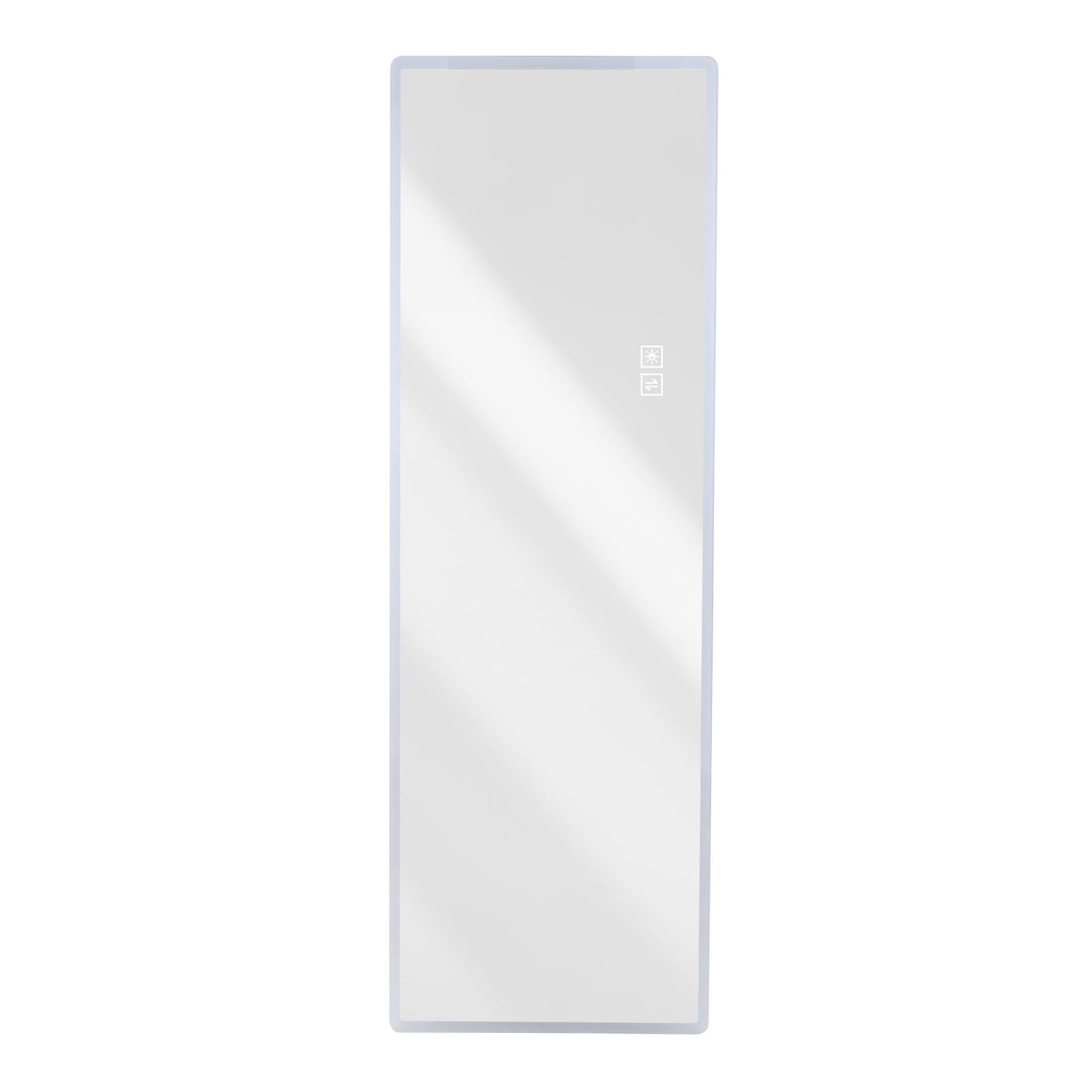 Full Length Mirror LED Lighted Wall Mounted 65x21.7 In Warm Cool Light