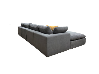 Sectional Sofa Modular Polyester 6 Seat 160