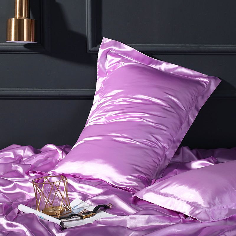 Solid color pillow cover