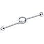 14G Surgical Steel Industrial Twist Industrial Barbell 38mm