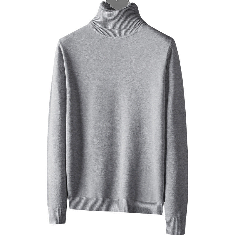 Mens Thermal Turtleneck Sweater For Layering Under Knitwear