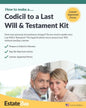 Codicil to a Last Will & Testament Kit: Make a Codicil to Your Last Will in Minutes - Paperback