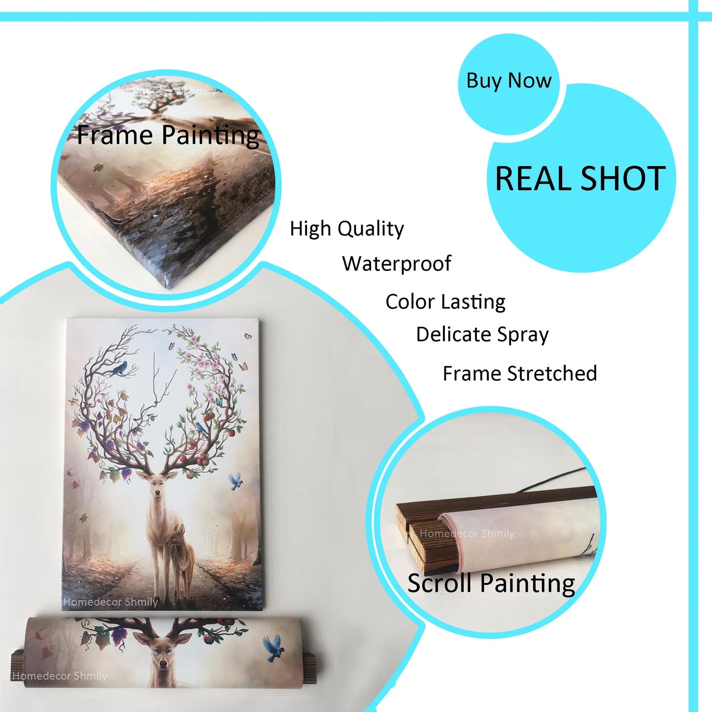 Two Dancing Cranes Artwork – Modern Canvas & Scroll Wall Art