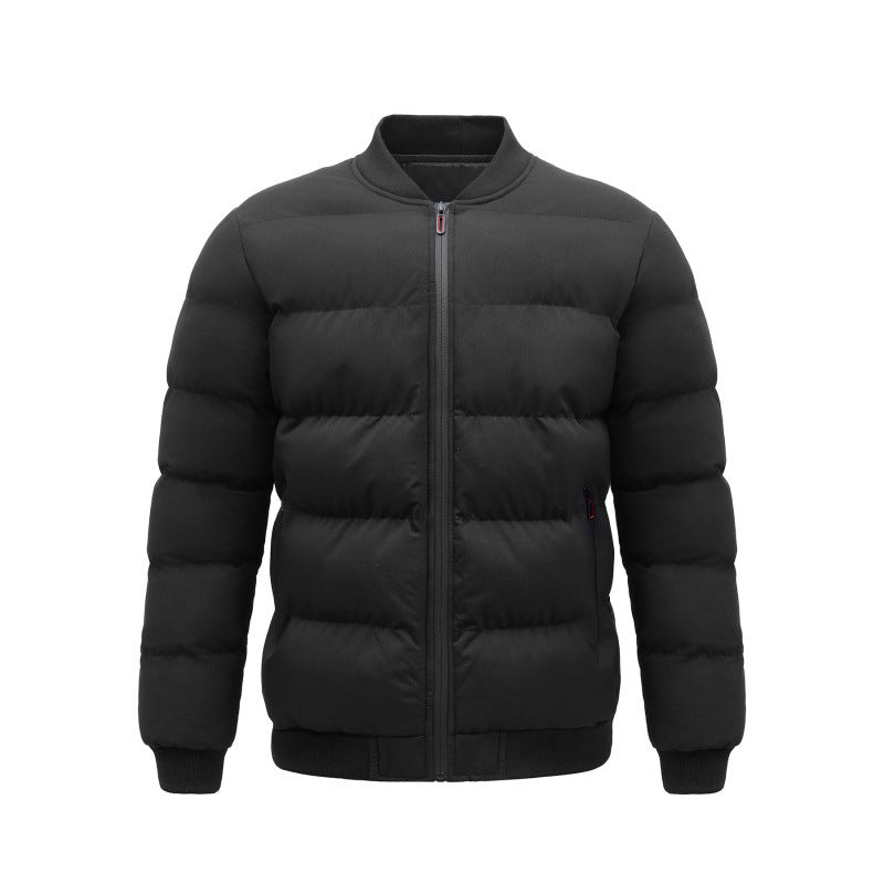 New Mens Cotton Baseball-collar Jacket