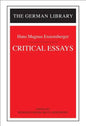 Critical Essays: Hans Magnus Enzensberger - Paperback
