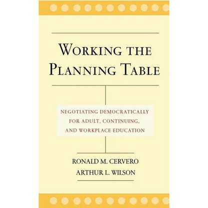 Working Planning Table Negotiating - Hardcover