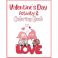 Valentine's Day Activity & Coloring Book - Paperback