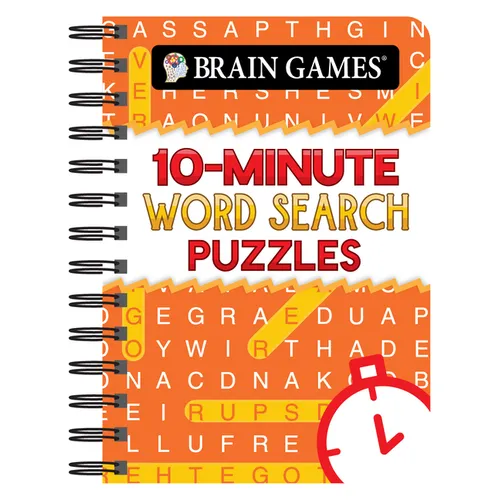 Brain Games - To Go - 10 Minute Word Search - Spiral