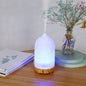 7 Color Aromatherapy Lamp Aromatherapy Machine Ultrasonic Atomization Mini Desktop Humidifier Home Bedroom Wood Grain Aromatherapy Machine