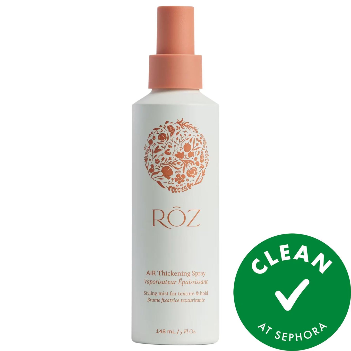 RŌZ Air Thickening & Texturizing Hair Styling Spray - Lightweight, Buildable Formula for Volume & Texture