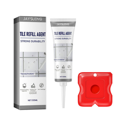 Tile Refill Agent, Kitchen Bathroom Waterproof Floor Mildew Proof Joint Tile Tip Sealant