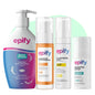 Epify Ultra Personal Care Set, Hair Removal Cream, Papaya Gel, Glutathione Shot &amp; Underarm Roll-On, Complete 4-Step Routine